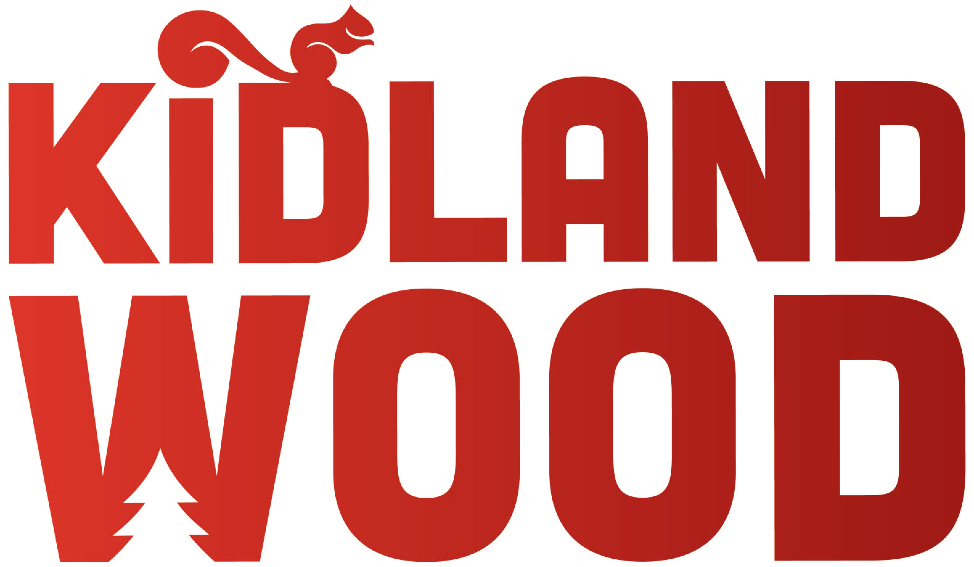 kidland wood coloured logo